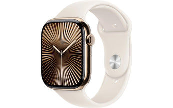 Apple Watch Series 10 46 mm LTE Titanium Gold Sport Polarlicht M/L