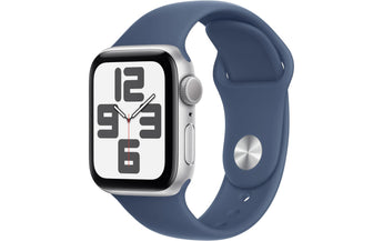 Apple Watch SE 2 40 mm GPS Silver Denim Sport Band M/L