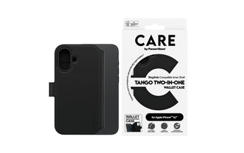CARE Back Cover Feature Tango 2-in-1 iPhone 16 Schwarz