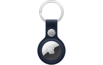 Apple AirTag Schlüsselanhänger aus Feingewebe Tiefblau