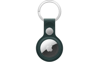 Apple AirTag Schlüsselanhänger aus Feingewebe Dunkelgrün