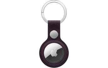 Apple AirTag Schlüsselanhänger aus Feingewebe Brombeere