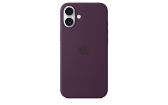 Apple Silicone Case mit MagSafe iPhone 16 Plus Pflaume