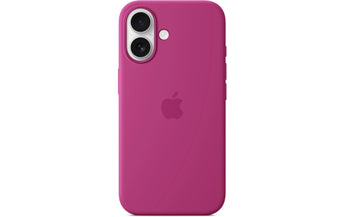 Apple Silicone Case mit MagSafe iPhone 16 Fuchsia