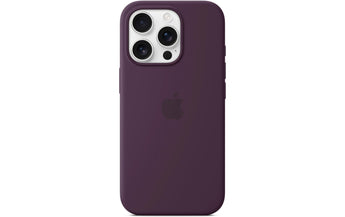 Apple Silicone Case mit MagSafe iPhone 16 Pro Pflaume