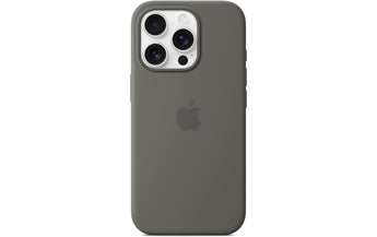 Apple Silicone Case mit MagSafe iPhone 16 Pro Steingrau