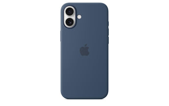 Apple Silicone Case mit MagSafe iPhone 16 Plus Denim