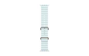 Apple Ocean Band 49 mm Kristallblau/Grau