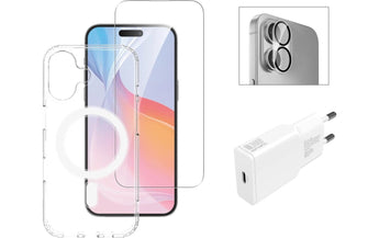 4smarts Back Cover 3in1 Premium Starter Set iPhone 16