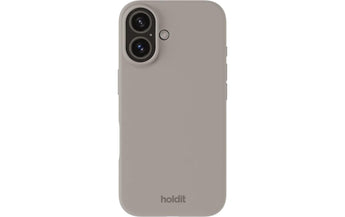 Holdit Back Cover Silicone iPhone 16 Plus Taupe