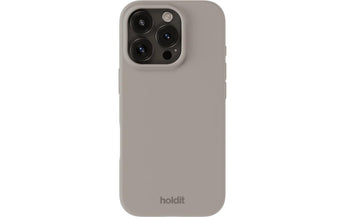 Holdit Back Cover Silicone iPhone 16 Pro Taupe