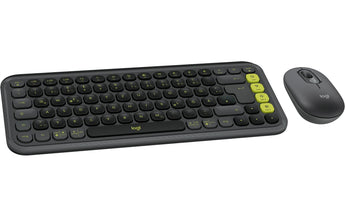 Logitech Tastatur-Maus-Set POP Icon Combo Graphite