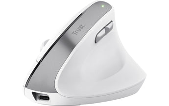 Trust Ergonomische Maus Bayo II Weiss