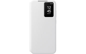 Samsung Back Cover Smart View Wallet Galaxy S24 FE Weiss