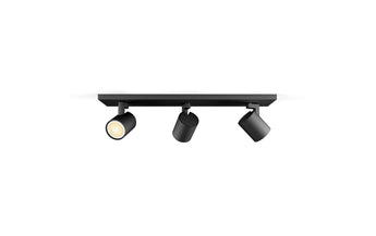 Philips Hue White Ambiance Runner 3er-Spot Schwarz