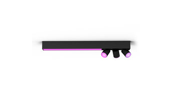 Philips Hue White & Color Ambiance Centris 3-Deckenspot Schwarz