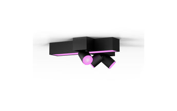 Philips Hue White & Col. Amb. Centris Cross 3er-Spot Schwarz