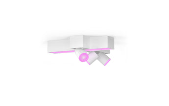 Philips Hue White & Col. Amb. Centris Cross 3er-Spot Weiss