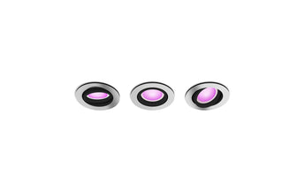 Philips Hue White & Col. Amb. Centura Einbauspot 3er- Pack Rund Alu