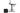 Ultradesk Gaming Tisch Highlander Schwarz