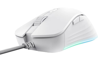Trust Gaming-Maus GXT924W YBAR+ Weiss