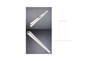 Paulmann Pendelleuchte Lento, 42 W, 2700 K, Weiss