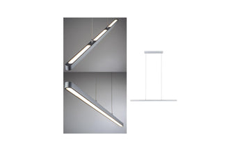 Paulmann Pendelleuchte Lento, 42 W, 2700 K, Chrom