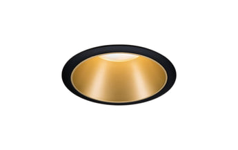 Paulmann Einbauspot Cole, 1 x GU10, 10 W, Schwarz/ Gold