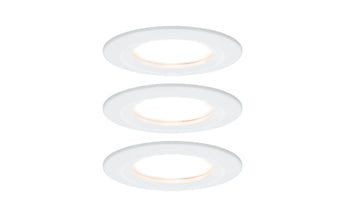 Paulmann Einbauspot Nova Coin 3-Stepdim Starr Set, 18W, 2700K, Weiss