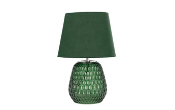 Pauleen Tischleuchte Crystal Velours 1x E14 Grün