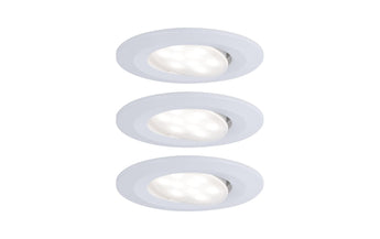 Paulmann Einbauspot LED Calla Basisset, 3 x 6W, 4.000K, Weiss