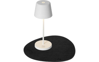 Silwy Tischleuchte Magnet-Leuchte Monaco Weiss inkl. Platzset