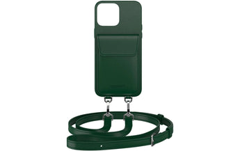 Urbany's Necklace Case Handekette+ iPhone 16 Plus Grün
