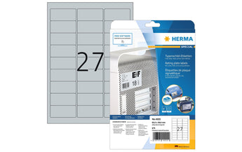 HERMA Typenschild-Etiketten 4222 63.5 x 29.6 mm