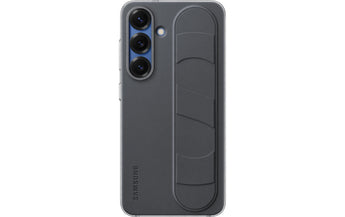 Samsung Back Cover Standing Grip Galaxy S25 Schwarz