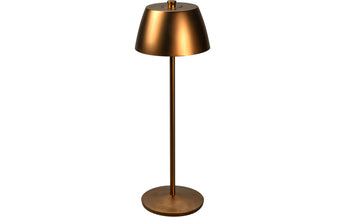 Konstsmide Akku-Tischleuchte Éze LED 2200/3000K, Dimmbar - Kupfer Matt