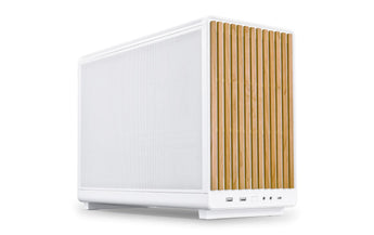 Lian Li PC-Gehäuse A3-mATX Wood Edition Buche, Weiss