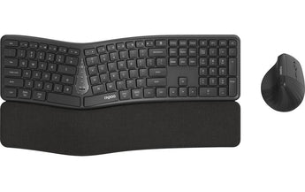 Rapoo Tastatur-Maus-Set 8810M Ergonomischer Deskset