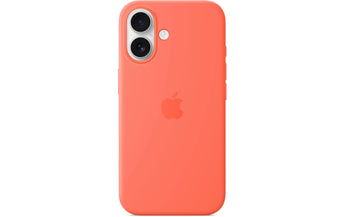 Apple Silicone Case mit MagSafe iPhone 16 Tangerine