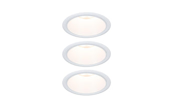 Paulmann Einbauleuchte LED Cole Coin 3er-Set Weiss
