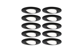 Paulmann Einbauleuchte LED Calla Basisset schwenkbar Schwarz