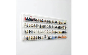 iDisplayit Baukasten Acryl-Wand-Display für 100 LEGO-Minifiguren