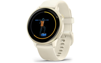GARMIN GPS-Sportuhr Vivoactive 6 Weiss