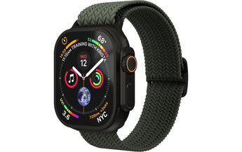 Vonmählen Armband Woven Loop Apple Watch 40/41/42 mm Olive Black