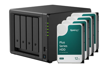 Synology NAS Diskstation DS925+ 4-bay Synology Plus HDD 48 TB