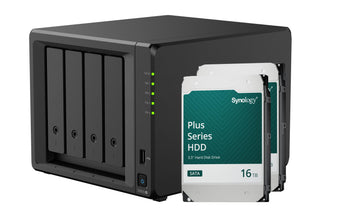Synology NAS Diskstation DS925+ 4-bay Synology Plus HDD 32 TB