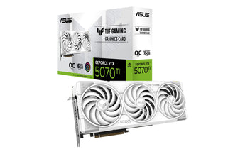 ASUS Grafikkarte TUF Gaming GeForce RTX 5070 Ti White OC Edition