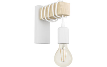 EGLO Leuchten Wandleuchte TOWNSHEND weiss exkl. E27 1x10W