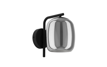 EGLO Leuchten Wandleuchte CIAMPINO schwarz exkl. E27 1x28W