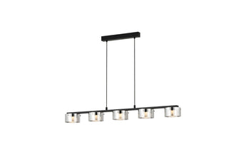 EGLO Leuchten LED-Pendelleuchte COPILLOS LED 5 x 5.4W 3000K Silber